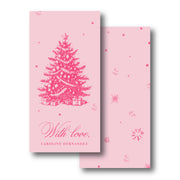 All is Bright Pink Gift Tag