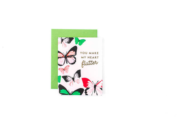Heart Flutter Greeting Card