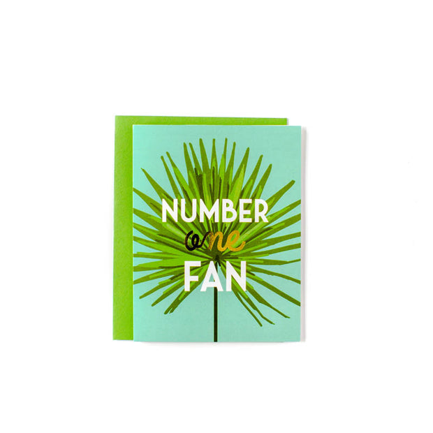 Number One Fan Greeting Card