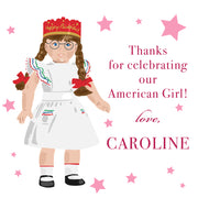 American Doll Calling Card