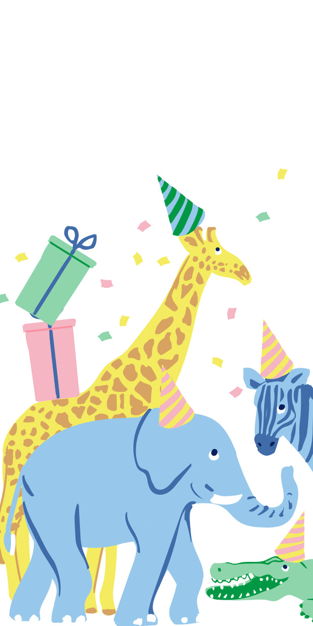 Animal Party Gift Tag