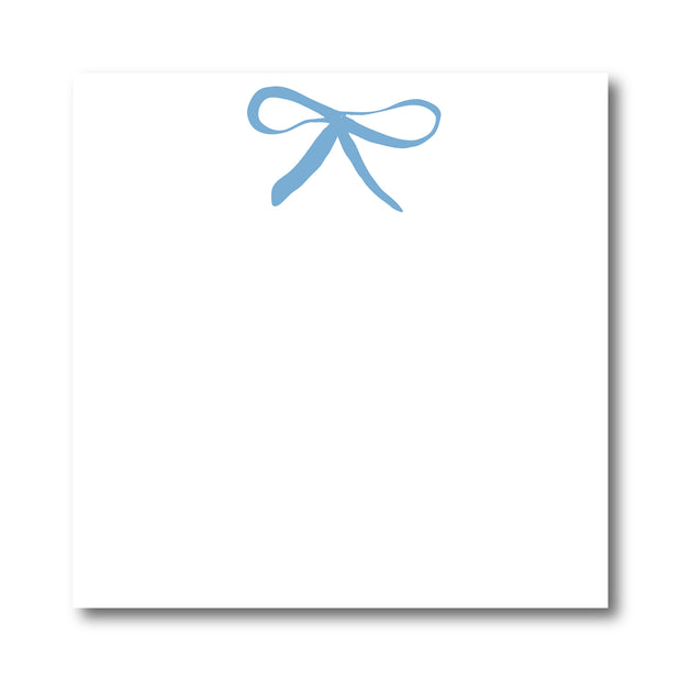 Bitty Bows Blue Notepad