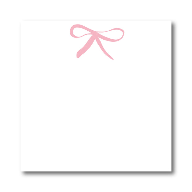 Bitty Bows Pink Notepad