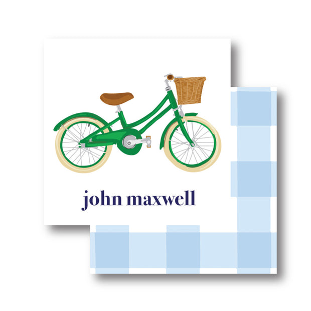 Blue Bike Calling Card