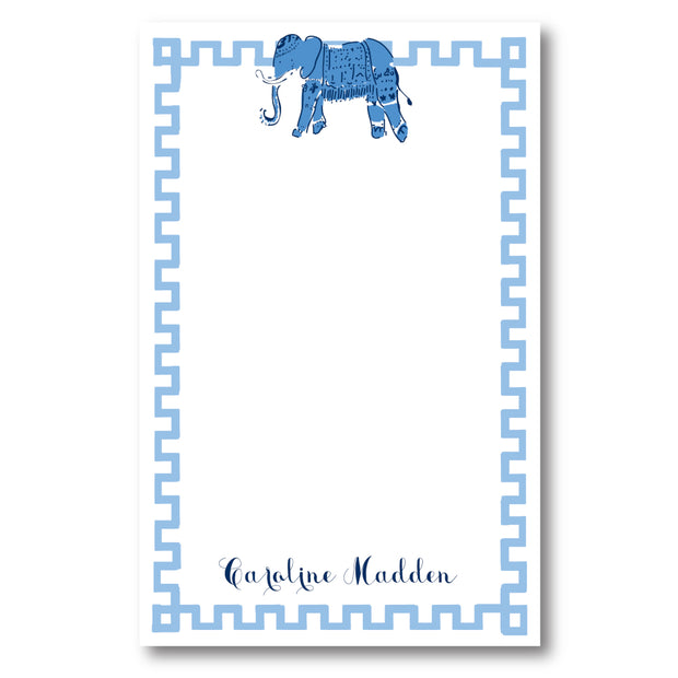 Blue Elephant Notepad