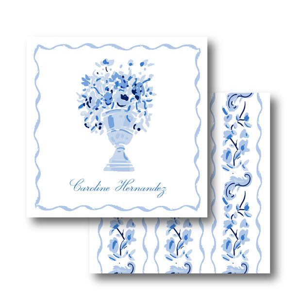 Blue Garden Calling Card