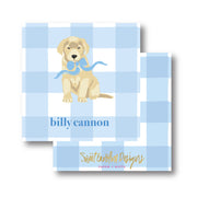 Blue Puppy Calling Card