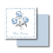 Blue Rose Bouquet Calling Card