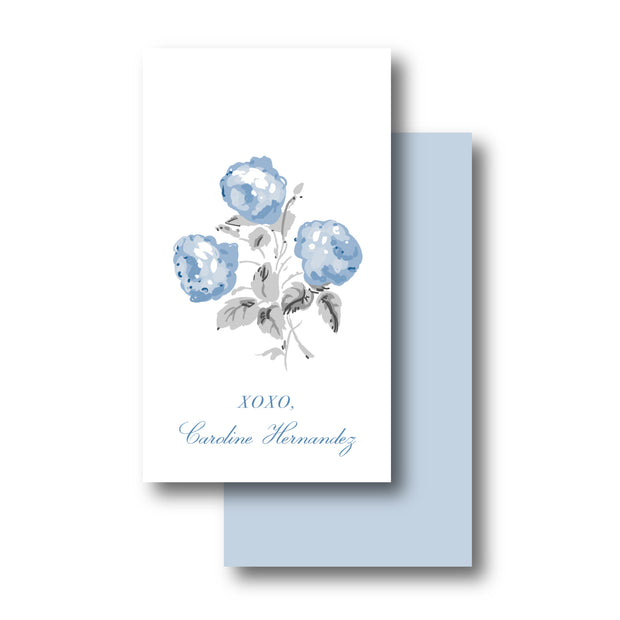 Blue Rose Bouquet Gift Tag