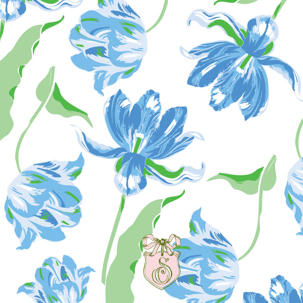 Blue Tulips Calling Card