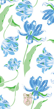 Blue Tulips Gift Tag