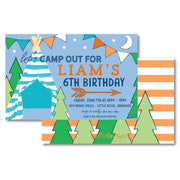 Camp - Boy Invitation