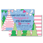 Camp - Girl Invitation