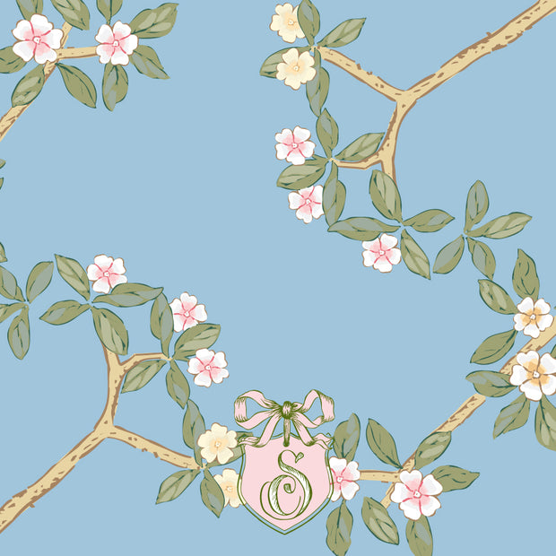 Chinoiserie Branch - Blue Calling Card