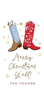 Christmas Boots Gift Tag