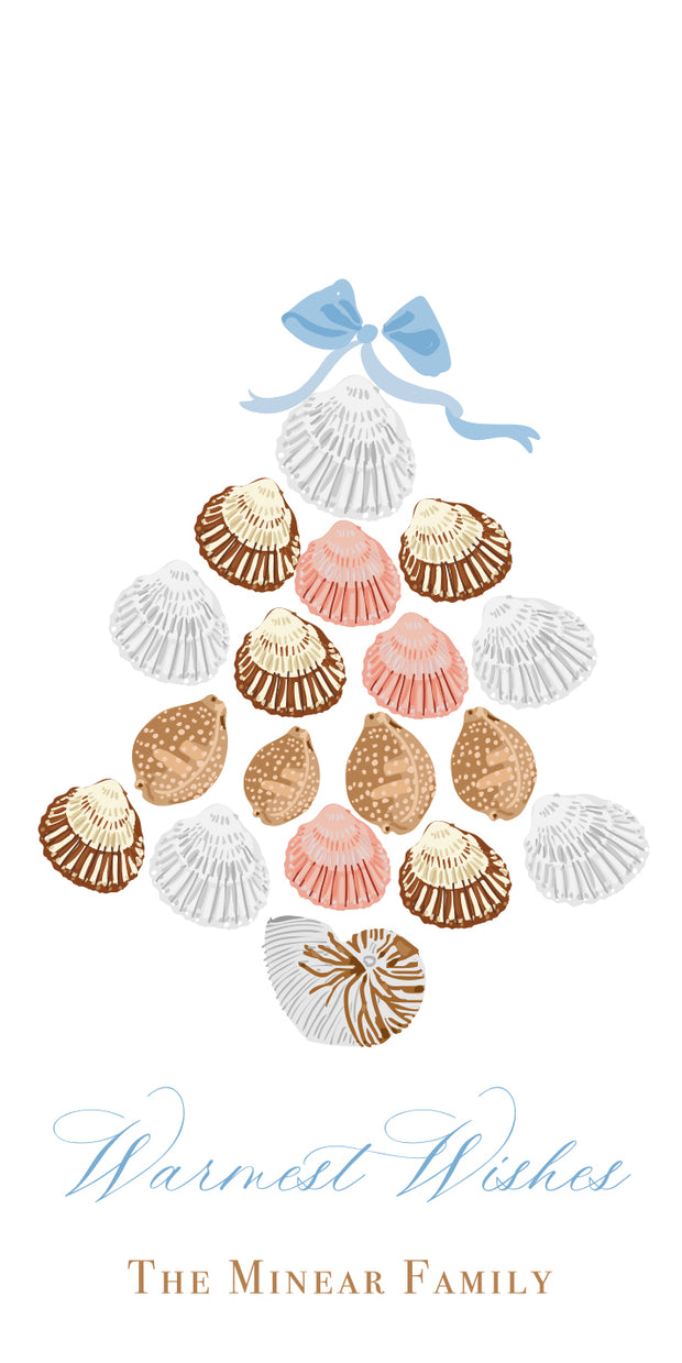 Christmas Shells Gift Tag