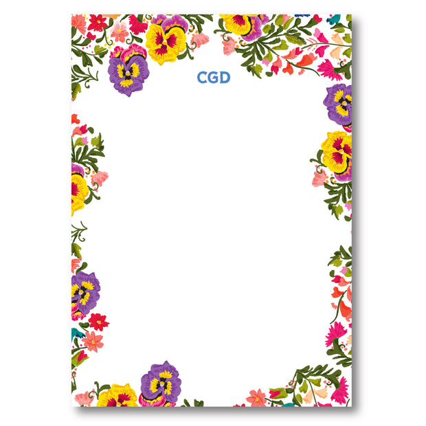 Colorful Flowers Notepad