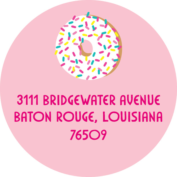 Donuts Return Sticker