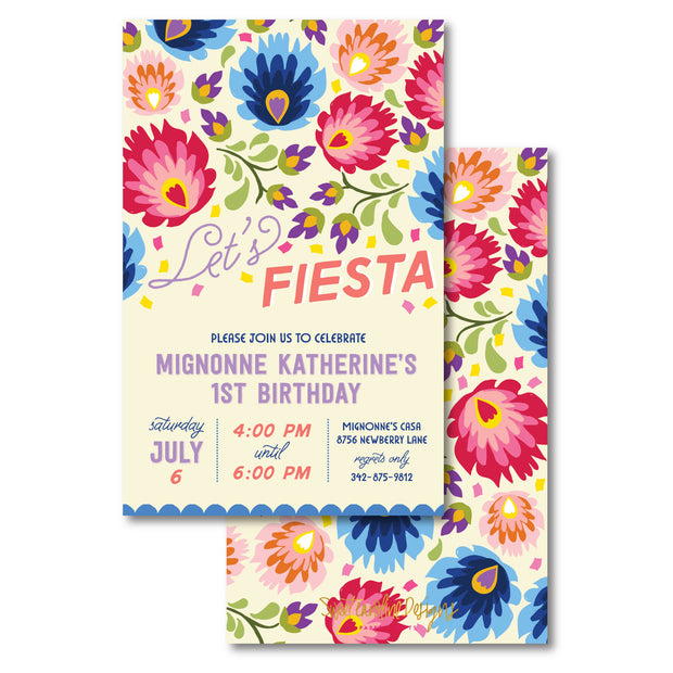 Fiesta Floral Invitation