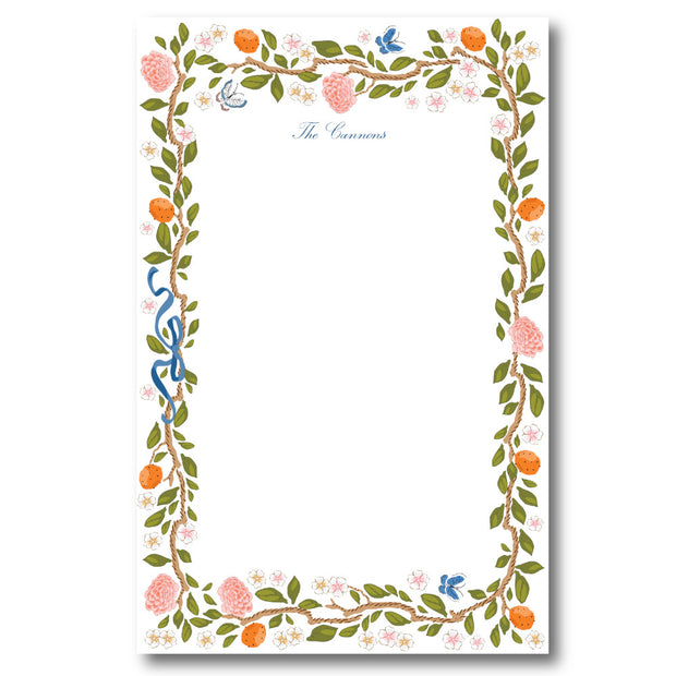 Floral Chinoiserie Notepad