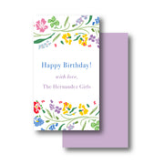 French Flower Gift Tag