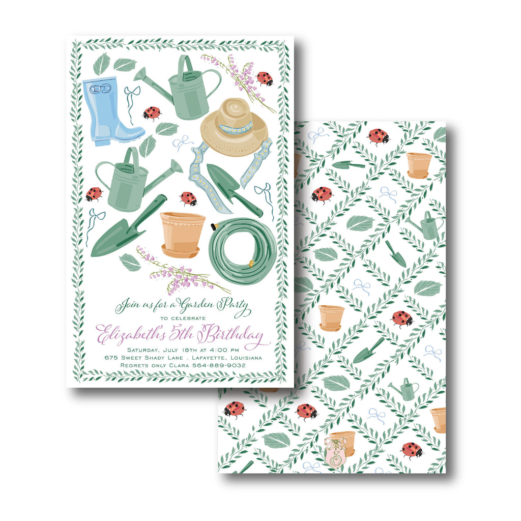 Garden Party Invitation – Sweet Caroline Designs
