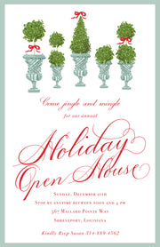 Garden Trellis Topiary Invitation