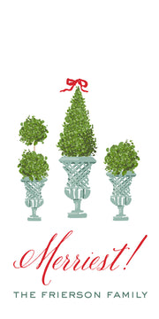 Garden Trellis Topiary Gift Tag