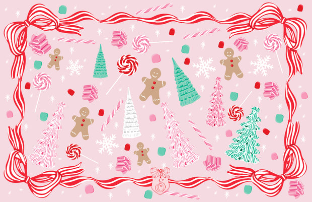 Gingerbread Party Landscape Invitation