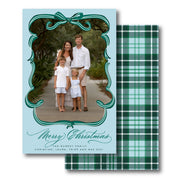 Green Sash - Portrait Christmas Card