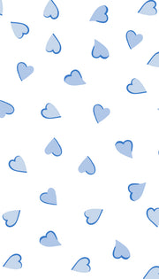 Happy Hearts Blue Gift Tag