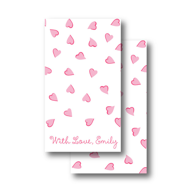Happy Hearts Pink Gift Tag