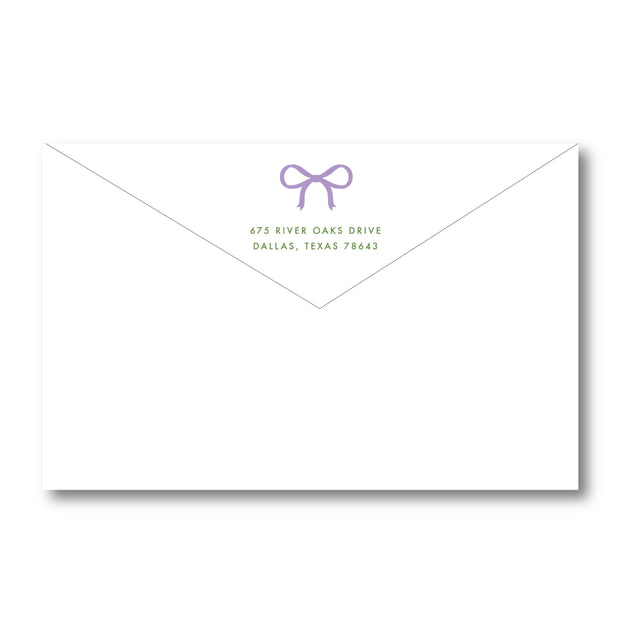 Lavender Geranium Return Address