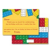 Lego Fill in the Blank Stationery
