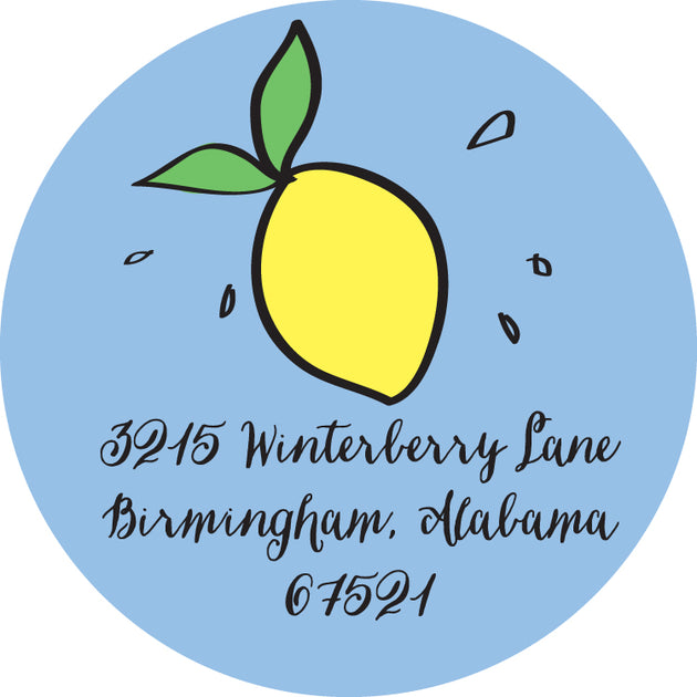Lemon Return Sticker – Sweet Caroline Designs