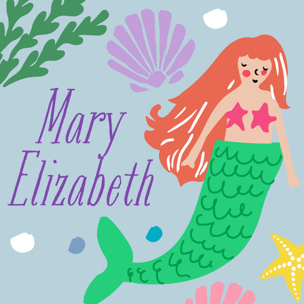 Mermaid Calling Card