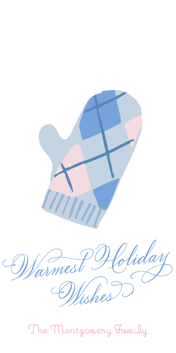 Mittens Gift Tag