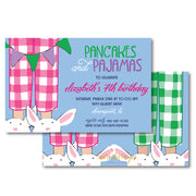 Pajamas & Pancakes Invitation