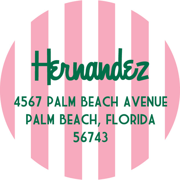Palm Beachy Return Sticker