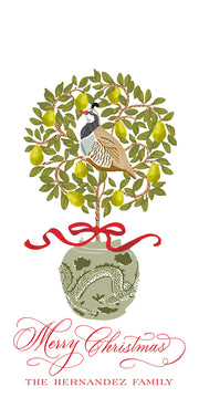 Pear Tree Trellis Gift Tag