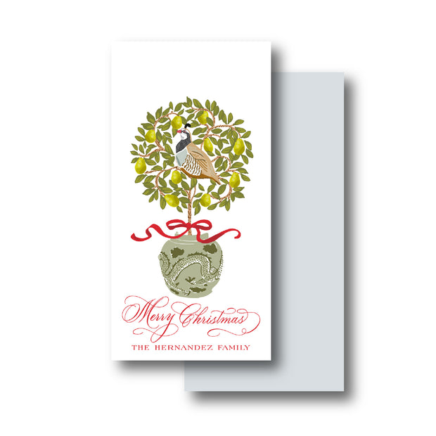 Pear Tree Trellis Gift Tag