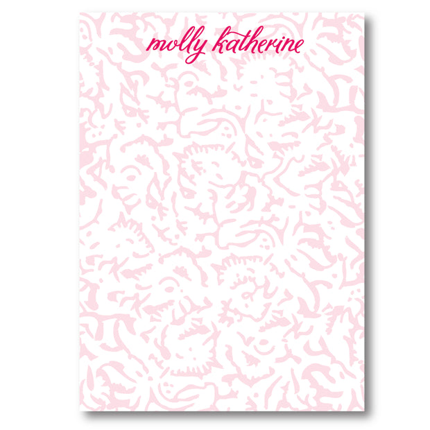 Pink Carnation Notepad