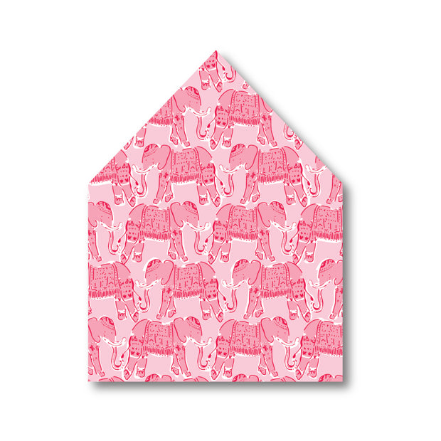 Pink Elephant Envelope Liner