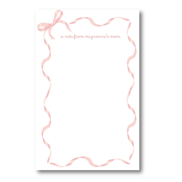 Pink Ribbon Notepad