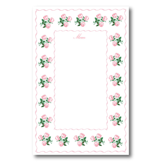 Pink Rose Bouquet Notepad