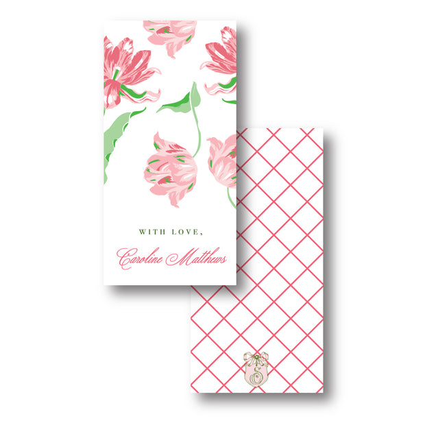 Pink Tulips Gift Tag