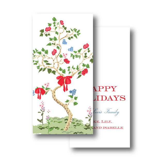 Ribbon Chinoiserie Gift Tag