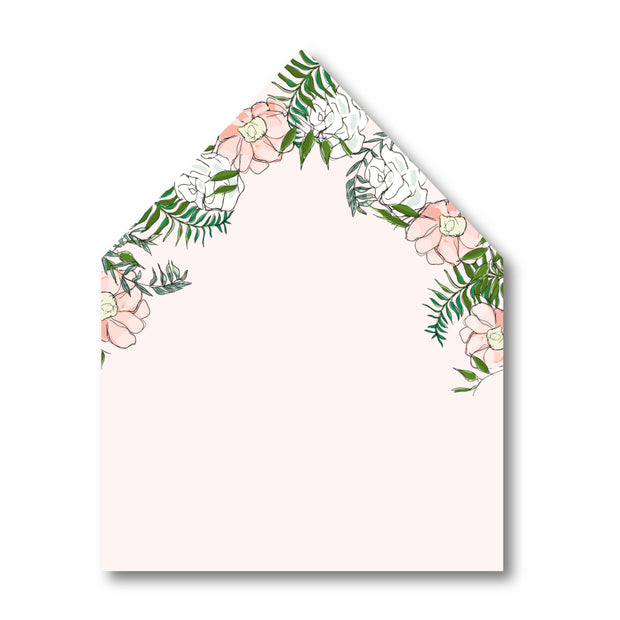 Spring Floral - Pink Envelope Liner