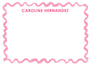 Squiggle Pink Stationery