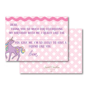 Unicorn Fill in the Blank Stationery
